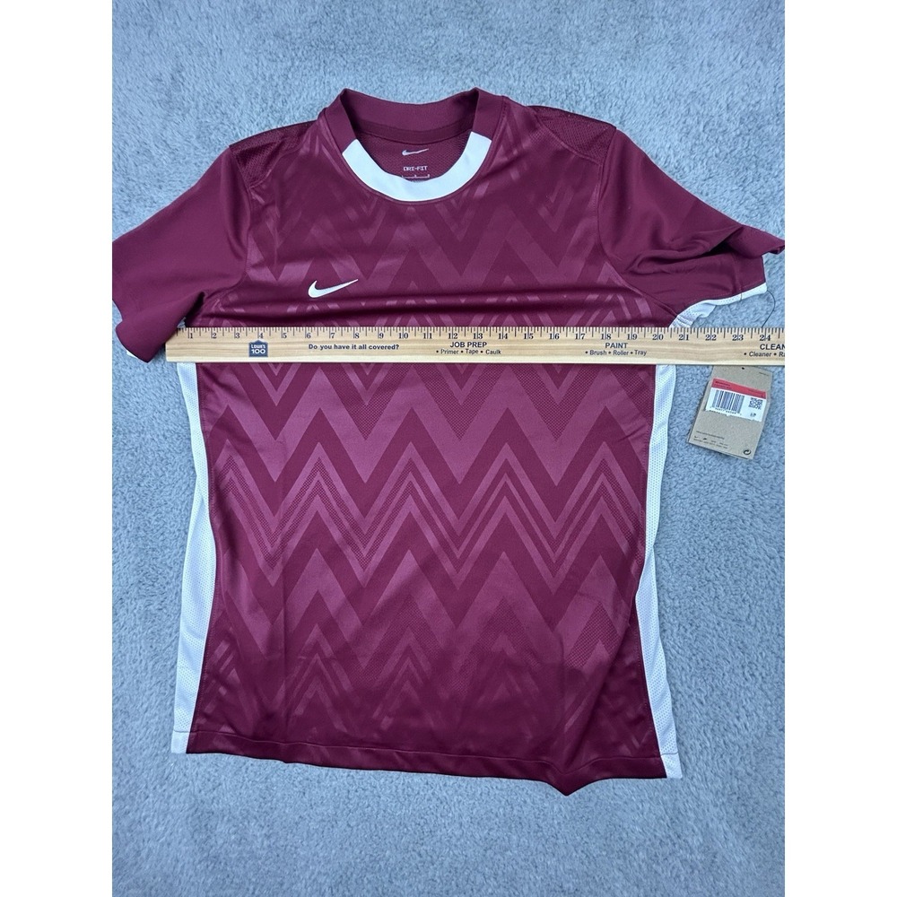 Nike Challenge V Soccer Jersey Shirt Top Womens Large Red White Dri-Fit FD7425 - Picture 8 of 11